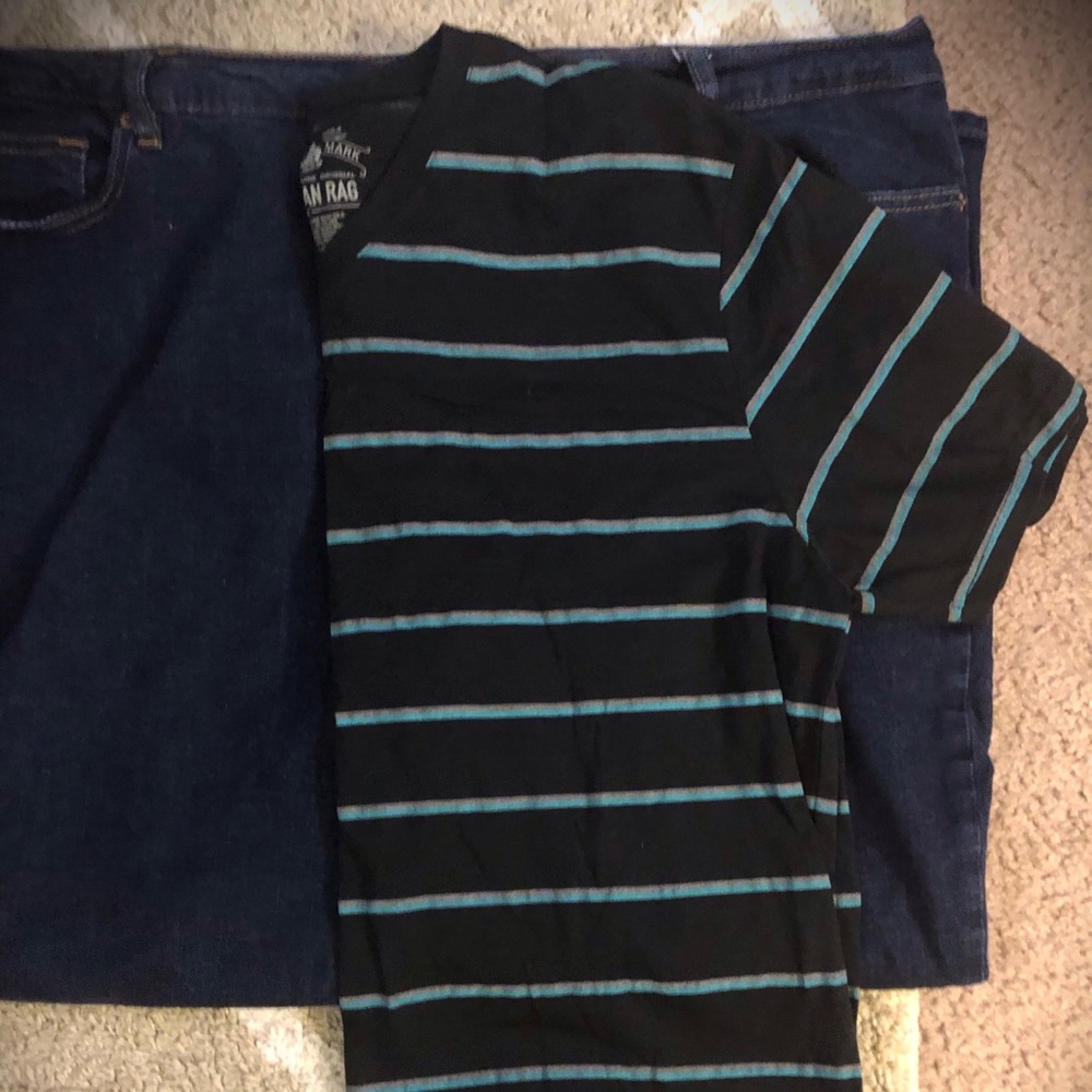 SUPER SOFT Men’s Black and Green Tee